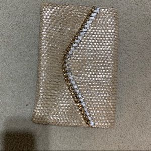 Gold ALDO clutch